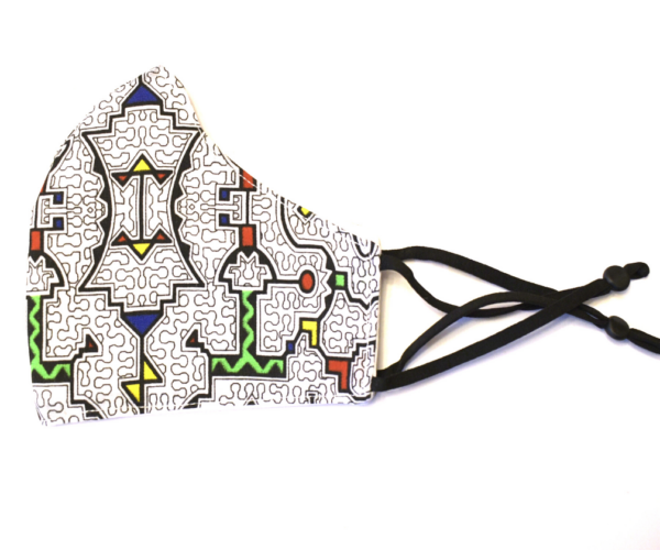 Shipibo Icaro Mask Traditional Pattern for Protection