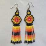 Wixarika Sun Flower Earrings