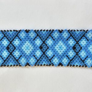 Wixarika Huichol Blue Peyote Bracelet