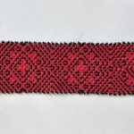 Wixarika Huichol Red & Black Bracelet
