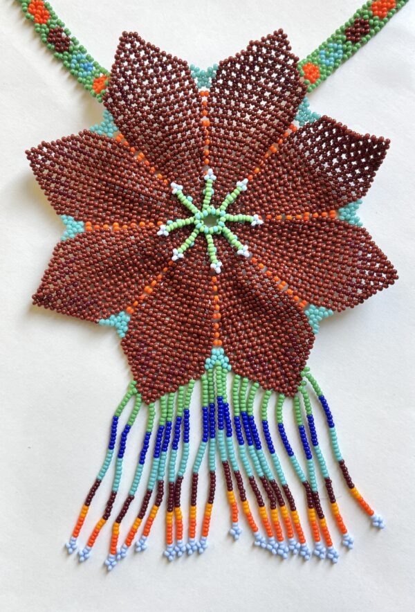 Wixarika Huichol Flower Necklace