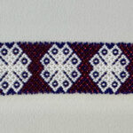 Wixarika Huichol Bracelet White Flowers